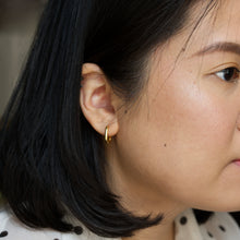Load image into Gallery viewer, Audrey Squoval Hoops