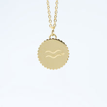Load image into Gallery viewer, Dainty Zodiac Necklace (Gold)