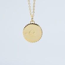 Load image into Gallery viewer, Dainty Zodiac Necklace (Gold)
