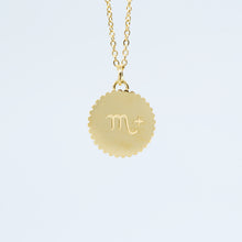 Load image into Gallery viewer, Dainty Zodiac Necklace (Gold)