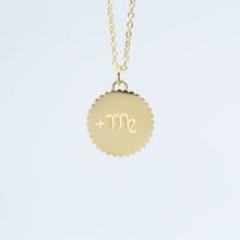Load image into Gallery viewer, Dainty Zodiac Necklace (Gold)