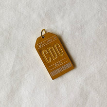 Load image into Gallery viewer, CDG Luggage Tag Pendant (pendant only)