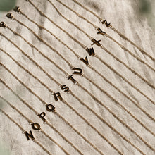 Load image into Gallery viewer, Dainty Sideway Initial Necklace