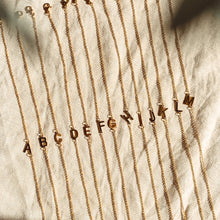 Load image into Gallery viewer, Dainty Sideway Initial Necklace