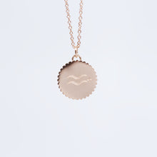 Load image into Gallery viewer, Dainty Zodiac Necklace (Rose Gold)