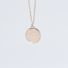 Load image into Gallery viewer, Dainty Zodiac Necklace (Rose Gold)