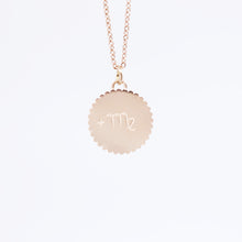 Load image into Gallery viewer, Dainty Zodiac Necklace (Rose Gold)