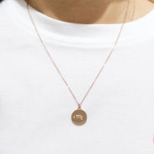 Load image into Gallery viewer, Dainty Zodiac Necklace (Rose Gold)