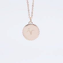 Load image into Gallery viewer, Dainty Zodiac Necklace (Rose Gold)
